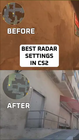 Best Radar Settings in CS2 🎯🗺️ #cs #cs2 #counterstrike #counterstrike2 #tipsandtricks 