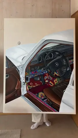 It took so long to get this painting done, but I'm so proud of what we created. @Cristian Castro #Lifestyle #art #artist #artwork #arttok #painting #acrylicpainting #kurdish #middleeastern 