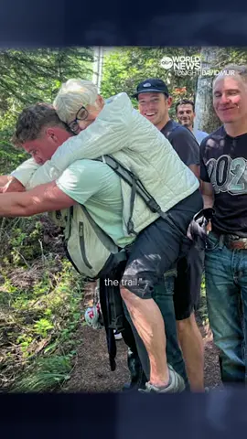 While hiking alone on Mount Rainier, near Ashford, #Washington, 79-year-old Ursula Bannister broke her ankle. #DavidMuir has the story of the hikers who found and rescued her, including Airman Troy May. #AmericaStrong. #WorldNewsTonight #News #Hiking #Rescue