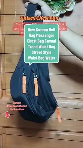 New Korean Belt Bag Messenger Chest Bag Casual Trend Waist Bag Street Style Waist Bag Waterproof Unisex #bag #bags #chestbag #crossbodybag #slingbag #fyp #foryourpages #tiktokbudol 