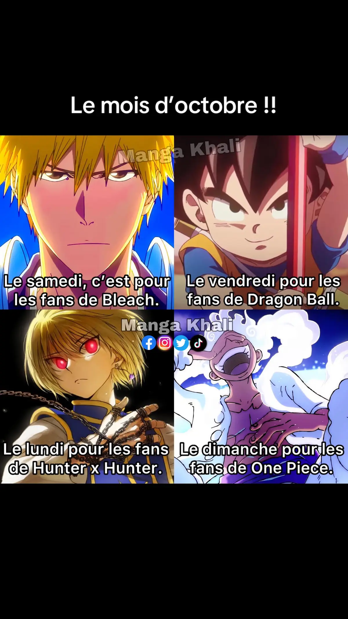 #anime #ichigo #bleach #goku #dragonball #dragonballdaima #hunterxhunter #kurapika #hxh #luffy #gear5 #onepiece #manga #mangafrr #animefrr #animefr #fyppppppppppppppppppppppp ##animeoctober 