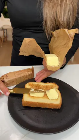 Homemade butter 🧈 never have to buy it again and it actually tastes like store-bought high quality butter. Comment “Butter” for a 🔗 of the butter churner to be automatically sent to you  Ingredients: Heavy Cream/ Whipping Cream  Flaky sea salt  Steps: Churn butter with churner or immersion blender. Immersion blender is faster but the churner is cooler.  Strain the butter from the buttermilk Wash in water until water is more clean to wash out buttermilk.  Then squeeze out as much water as possible shape into stick and add salt Chill in fridge or use at room temperature  Ingredients: Crema espesa  Batir por 3-5 minutos  Colar la mantequilla del suero de leche Lavar con agua y exprimir la mayor cantidad de líquido posible. darle forma de palo y añadir sal Enfriar en la nevera o utilizar a temperatura ambiente. #asmr #gabrielavlogs #gabrielamkv #butter #homemadebutter #butterecipe #Recipe #Receta #asmrcooking #gabrielacampos #EasyRecipes #recetafácil #satisfying #viral 