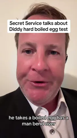 Secret Service reveals story about Diddy hard boiled egg test. #diddy 