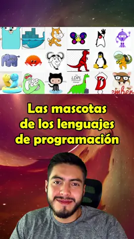Las mascotas de los lenguajes de programación | Logos de tecnologías para programar | cual es la mejor mascota de la tecnología | Programar es divertido | El código es pura diversión #programar #programacion #software #codigo #mascotas