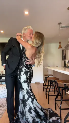 Off to a formal fete 🖤 @Michael Justin #formal #formaldress #fitcheck #couple #wedding #weddingdress #couplefitcheck #agegapcouple #datenight 
