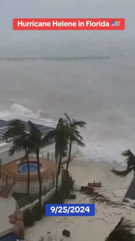 Hurricane Helene in Florida 🇺🇸 2024 #hurricane #helene #florida #hurricanehelene #tropicalstorm #hurricaneseason #2024 #fyp 