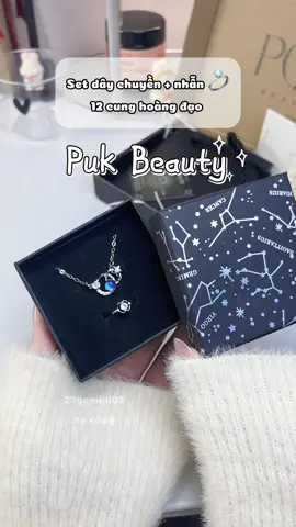 Trang sức theo cung hoàng đạo 🤭 #pukbeauty #daychuyen #daychuyencunghoandao #cunghoangdao #29gemini05 