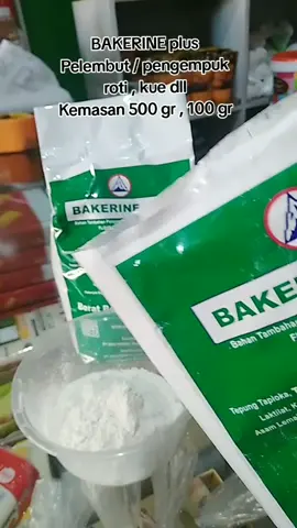 #ConSantanderConecto  BAKERIN plus ,Pelembut / pengembang kue / roti  Dalam Kemasan 500 gr , 100 gr dan 50 gr   #racuntiktok #shopmaster #gilagilajualan #bakerineplus #pelembutroti #pengempukroti #powder 
