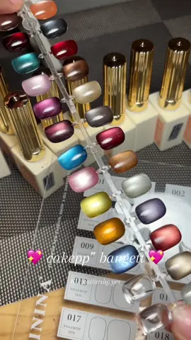 DAININA CATEYE SET (24 colors) new cateye now avalible on our studio❤️‍🔥  YUK BOOKING SEKARANG!!😉💕 #cateyenails #gopekcengnailart #cateyedainina #daininacateye #nailart #nailartwlingi #nailartblitarmurah #nailartinspo #fyp #foryou 