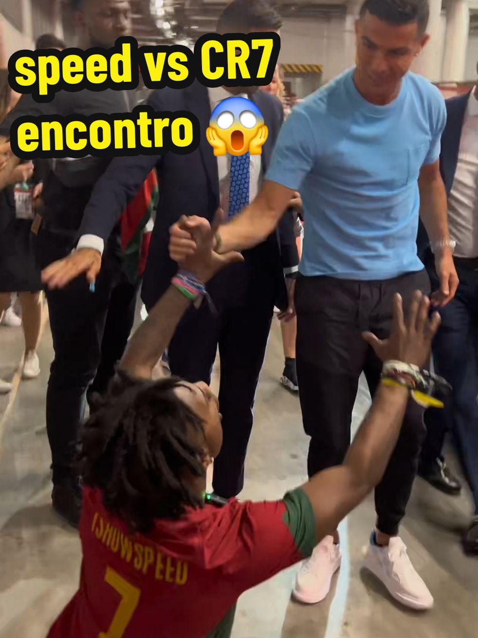 encontro do speed vs cr7 #cristianoronaldo #cr7cristianoronaldo #speed 