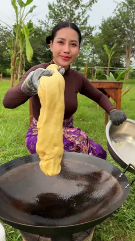 Cake fried cook recipe