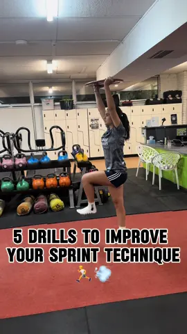 5 drills to help you improve your sprint technique and enhance your overall speed🏎️💨 - - - Use a weighted plate to challenge youself when completing these drills.  #speedtraining #Running #sportsontiktok 