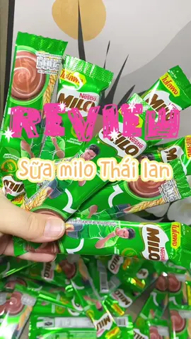 Sữa milo Thái #suamilo #milo #milothailand #anvat #uongngon #quynhtram024 #trending #viral #xuhuong #reviewanngon 