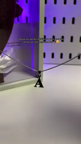 october is coming, will you be my boy?🤭 #fyp #nationalboyfriendday #october3 #october #gift #giftideas #necklace #jewelry #silver #boyfriend #forhim #him #trendingvideo 