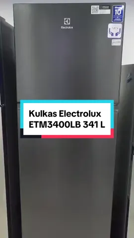 Kulkas Electrolux ETM3400LB 341 Liter🌸🎉💝 #CapCut #rekomendasi #elektronik #murah #berkualitas #mesincuci #pengeringbaju #homeappliances #kulkas #kompor #oven #kitchen #mesinkopi #tv #dispenser #waterheater #viral #bosch #electrolux #fypage #fy #videotranding 