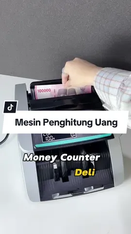 Cocok bgt nih buat kalian yg gamau cape ngitung uang 😍🫶🏻 #deliindonesia #fypシ #foryourpages #mesinpenghitunguang #moneycounter 