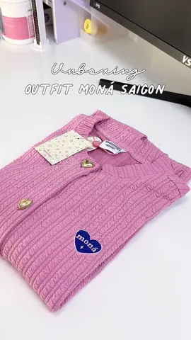 Ù ui đồ nhà Moná là khỏi chê vào đâu được 😍 #unboxing #unboxingvideo #unboxwithme #monasaigon #outfit 