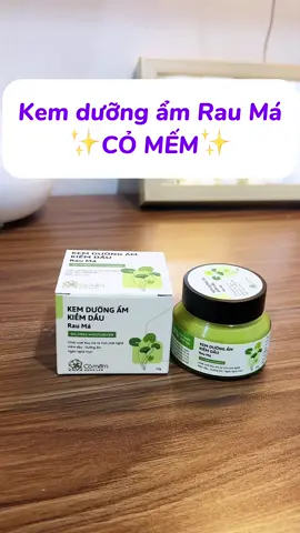 Kem dưỡng ẩm kiềm dầu Rau má Cỏ Mềm #kemduongam #kemduongamkiemdauraumacomem #rauma #comem #duongam #kiemdau #chamsocda #skincare #lamdep #xuhuongtiktok #fyp 