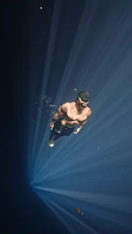 The Poseidon film project underwater stunts will all be filmed free diving on breath hold. No cgi . No scuba gear. Just one breath. 🔱   #poseidon #freediver #underwater #ocean 
