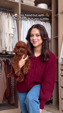 Matchy Autumn outfits 🍂🐶 Save for later #autumnfashion #toypoodle #styling 