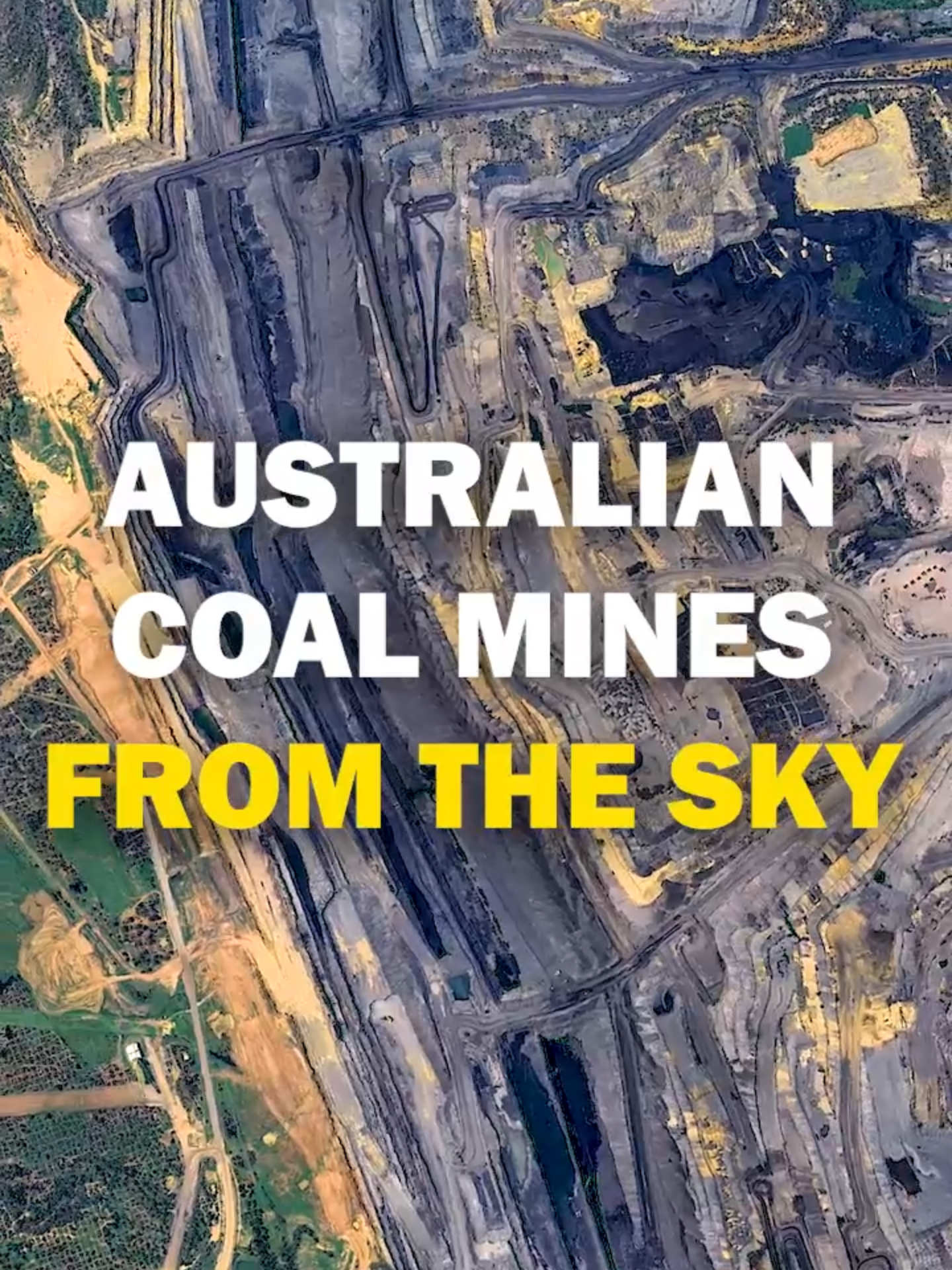 Insane Australian Coal Mines Seen From The Sky #australia #mining #coalmine #coal #aerialview