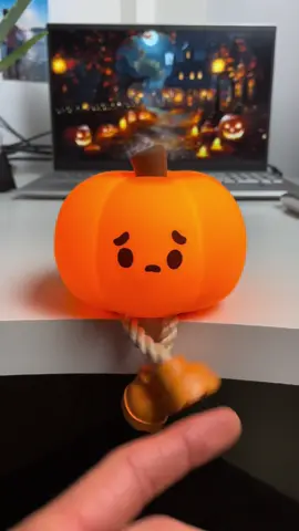 The cutest lamp you’ll ever see🥹 #gift#pumpkin#mrpumpkin#fyp 