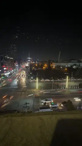 Amidst the chaos!! #ktm #nights #landscape #baneshwor #U#