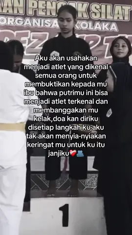 always for mom🫂 #pencaksilatindonesia🇮🇩 #atlet #pencakorganisasi #motivasi #ibu #doaibuselamanya 
