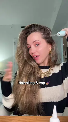 Thoughts on dying it BROWN?! 👀🤔🤭 I feel like its the move and ive always wanted to do it… 🥲 #hairoiling #hairoil #hairoilingroutine #haircare #hairhealth 