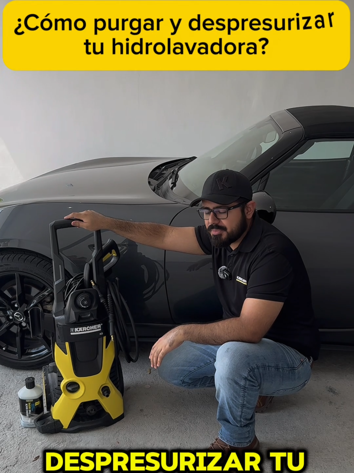 PROCESO DE PURGA Y DESPRESURIZADO #hidrolavadora#karcher#limpieza#fyp#viral