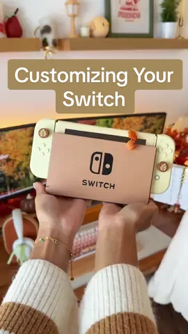 Replying to @Sierra ✨ a little customization 101📝🤎 #nintendoswitch #cozygames #cozygaming #switchaccessories 