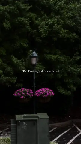 I will always find peace in the rain.