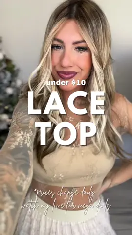 Need ideas on how to style a lace top that’s true to size? This stunning lace top fits perfectly and is so versatile! Dress it up with a skirt for a chic look or pair it with jeans for a casual day out. The delicate lace detailing adds that feminine touch, perfect for any occasion. Get yours now and style it your way! #LaceTop #TrueToSize #StyleInspo #WardrobeStaple #FashionFinds #ChicAndCasual #Trending 