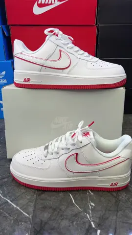 Nike Air Force 1 Low '07 White Picante Red