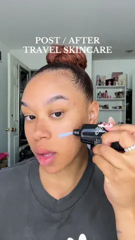 Traveling so much has inflamed my skin so bad. Thankful for Dear Klairs midnight blue cream   #klairs #midnightbluecalmingcream #koreanskincare #sensitiveskin #klairsbluecream @klairs.us 