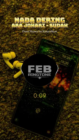 Ringtone Ara Johari - Sudah #ringtone #arajohari #sudah #febringtone #nadadering #nadaderingwhatssapp #notifwhatsapp 