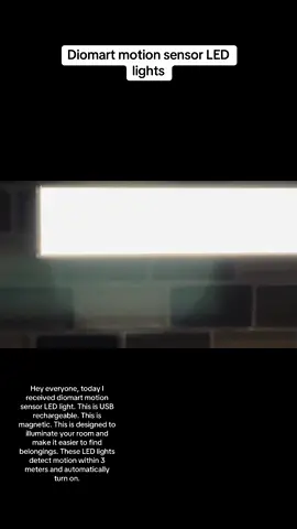 #motionsensor #motionsenselights #lights #brightlights #diomartundercabinetlights #highquality #rechargeable #rechargeablelights #energysaving 