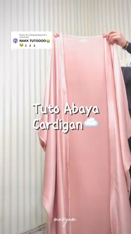 Replying to @cutiepookieyolaf cardigan abaya ni antek🤍 #abaya 