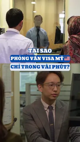 Tại sao buổi phỏng vấn visa Mỹ chỉ diễn ra trong vài phút?? #maytravel #visamy #visamyb1b2 #dulichmy #phongvanvisamy #fybシ #xuhuongtiktok 