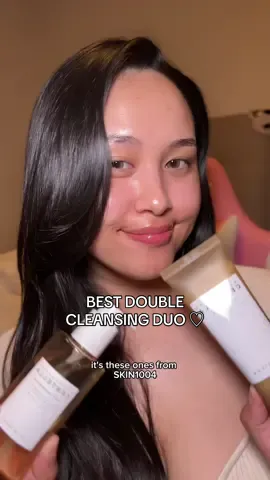 this double cleansing duo deserves all the hype!! 🤎 @SKIN1004 Official 💌  #skin1004 #koreanskincare #kskincare #centella #doublecleansing #cleansingoil #madagascarcentella 