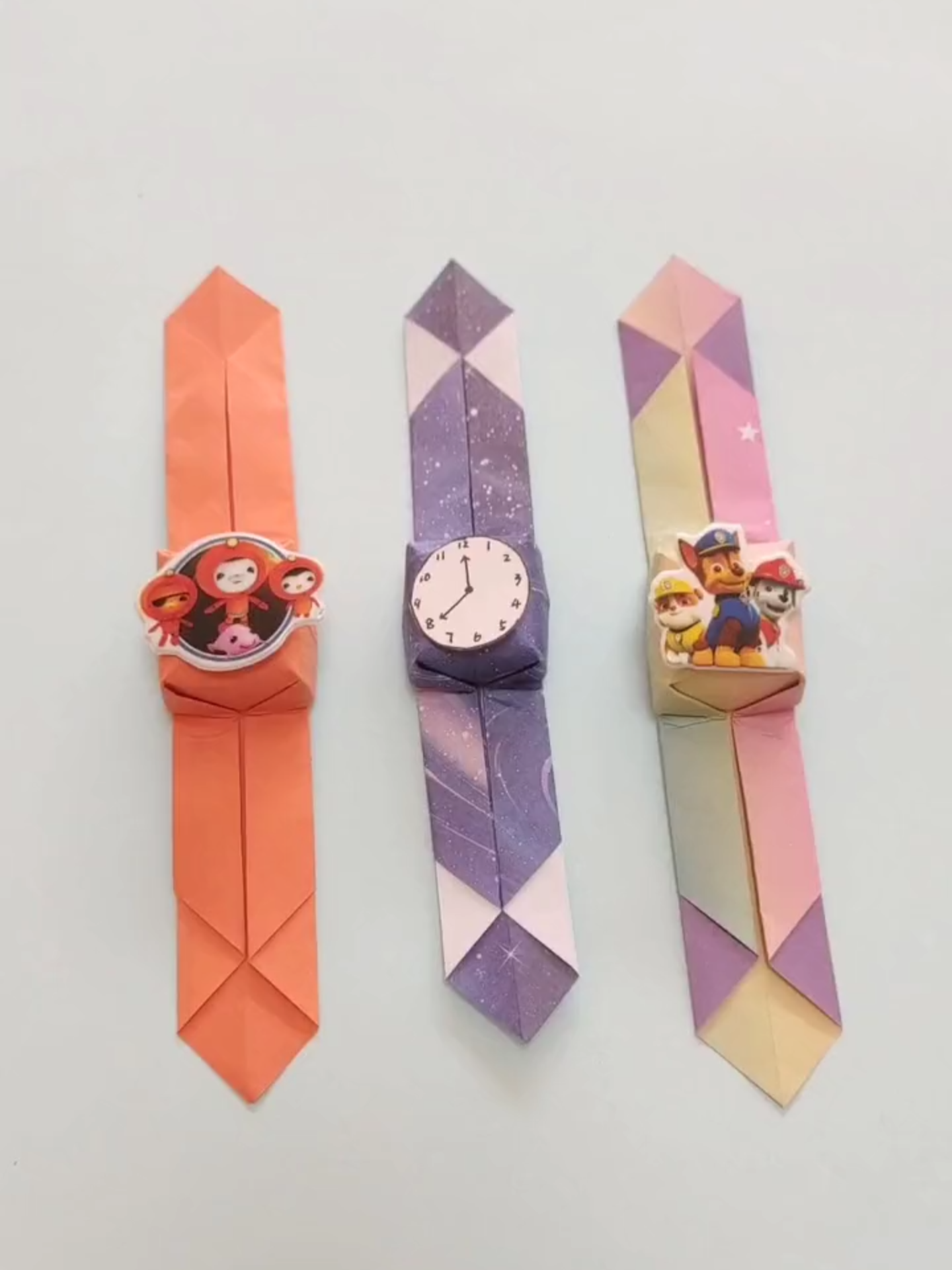 Cách gấp đồng hồ bằng giấy kiểu mới  #dyi #origami #kati