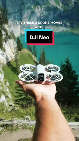 3 mouvements que vous pouvez effectuer avec le @DJI Official Neo, sans utiliser de manette. Tout ça grâce aux fonctionnalités Quickshots et à l'IA. Ça vous dirait d'essayer ? 🚁 #dji #neo #drone #dronevideo 