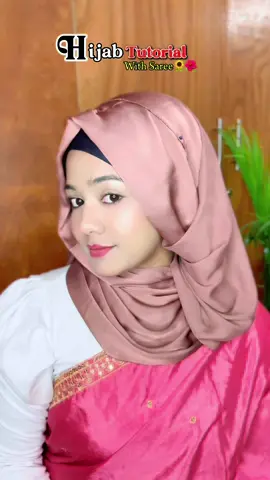 Replying to @Aki Begum  Hijab tutorial with saree #viralreelsシ #foodblogger #tiktokvlog #sheikhnusratpriya #itspipu #hijabi #influencer #foryoupageシ 
