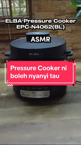 Grab your pressure cooker now at Elba Tiktok Shop #elba #Malaysia #homeappliances #elbamalaysia #kitchen #pressurecooker #ASMR 
