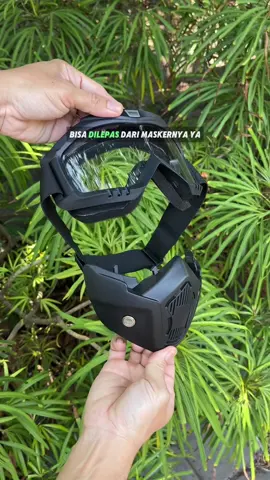 Replying to @Bakul kucluk ini saya bantu jawab ya kak 😊🫶🏼✨ masker kacamata helm motor mask google #maskermotor #kacamatamotor #motor #helm