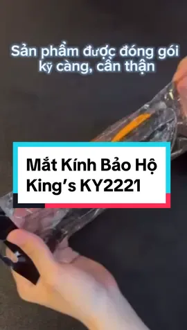 Kính bảo hộ lao động Kings KY2221 Thương Hiệu: Kings Nước Sản Xuất: Đài Loan #eco3d #baoho #safety #Kings #mắtkính #trendingvideo #unbox #sanpham #thinhhanh 
