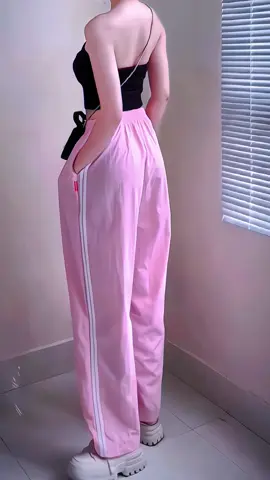 Quần Kẻ Sọc Dáng Rộng gió nhăn suông thể thao cao cấp #tik_tok #viral #xuhuong #quanke #quanthethao #quansuong #quangio #thoitrangnu #macdepmoingay 