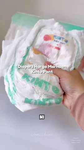 Try test Diaper harga marhaen lagi! Patutlah lebih 200k terjual..rupanya murah & berkualiti tau!! Korang pon kena cuba tau diaper Kinto ni.. Mana tau serasi dengan anak.. Jimat poket🤭 #diaper #diapersmurah #diapersviral #pampers #diaperskinto #kintobabypant 