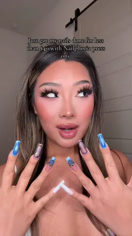 Just got blur nailsssss #nails #nailphoria #pressonnails #nailinspo #nailinspiration #bluenails #trendingnails #colorfulnails #pressonnailstutorial #cutenailsdesign #cutenails #fyp #obsessed #longnails #longnailsproblems #falldealsforyou #falldealsforyoudays #nailsalon @Nailphoria 