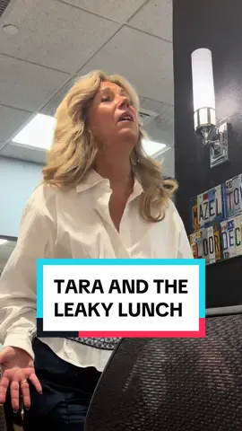 @DollyRose & THE LEAKY LUNCH! #stainremover #coworker #unhinged #unhingedcoworker #mess #grease @Floor Decor NY 